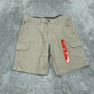 Copper & Oak Mens Cargo Shorts Beige Size 34 Cotton Blend Durable Style a0968